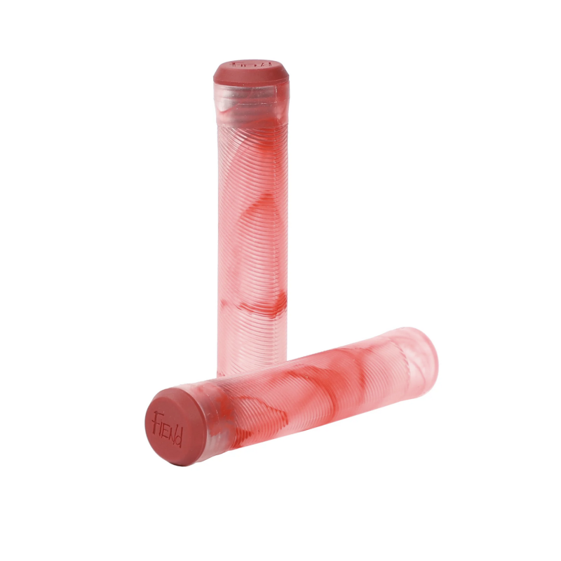 FIEND Flangeless Grips Clear / Red Marble